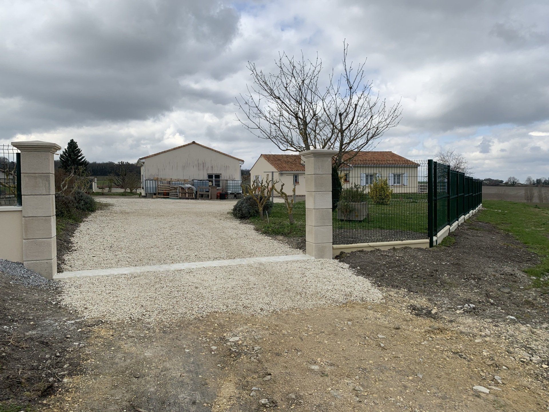 Création d'une allée