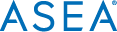 Le mot asea est écrit en lettres bleues sur fond blanc.