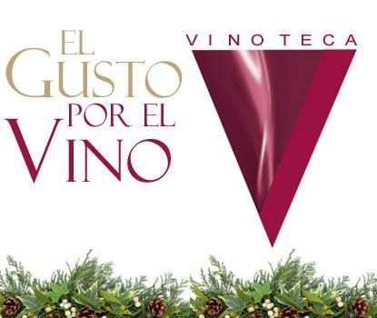 A sign that says el gusto por el vino on it