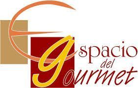 Se muestra un logotipo de Espacio del Gourmet sobre un fondo blanco.