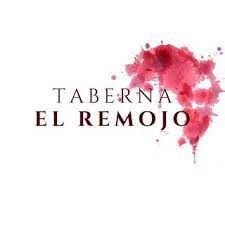 Es un logotipo para un restaurante llamado taberna el remojo.