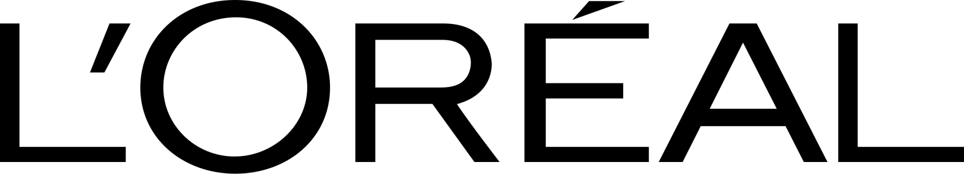 Logo de l'entrerise L'Oréal, représentant un partenaire du salon de coiffure