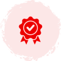 Icon Bewertungsrosette Qualitätsstandards