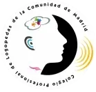 El logotipo de la Comunidad de Madrid es una silueta de un rostro de mujer.