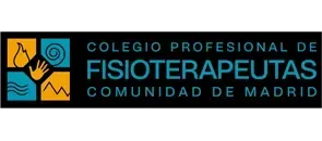 A logo for colegio profesional de fisioterapeutas comunidad de madrid