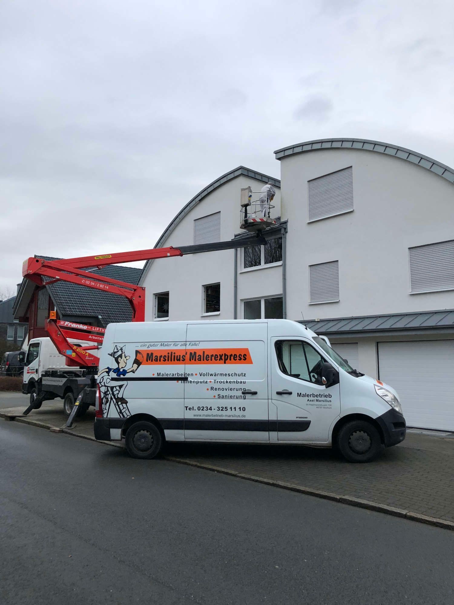 Marsilius Malerexpress Fassadenarbeit