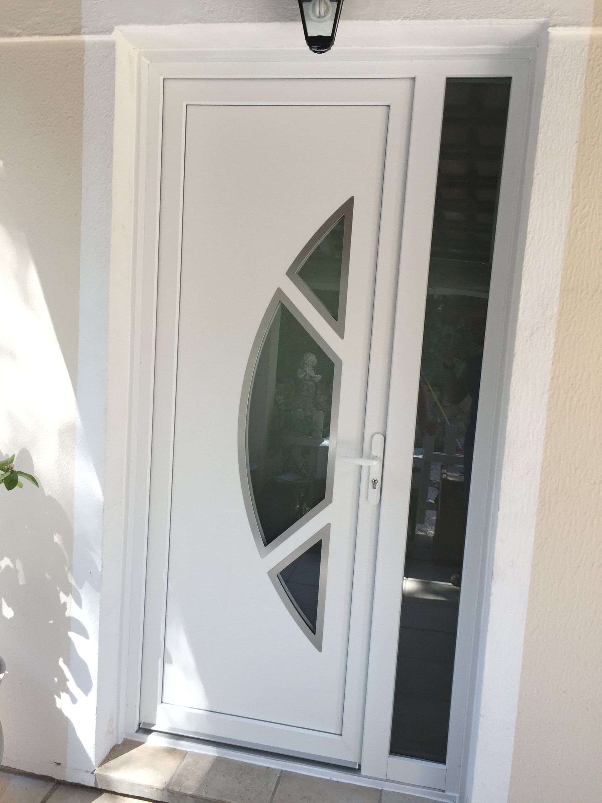 Porte en matériau PVC