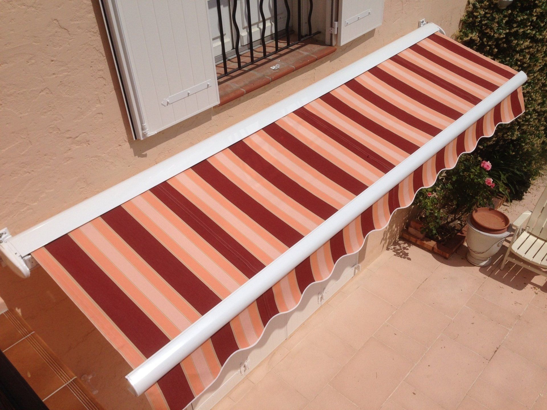 Store avec toile sur mesure