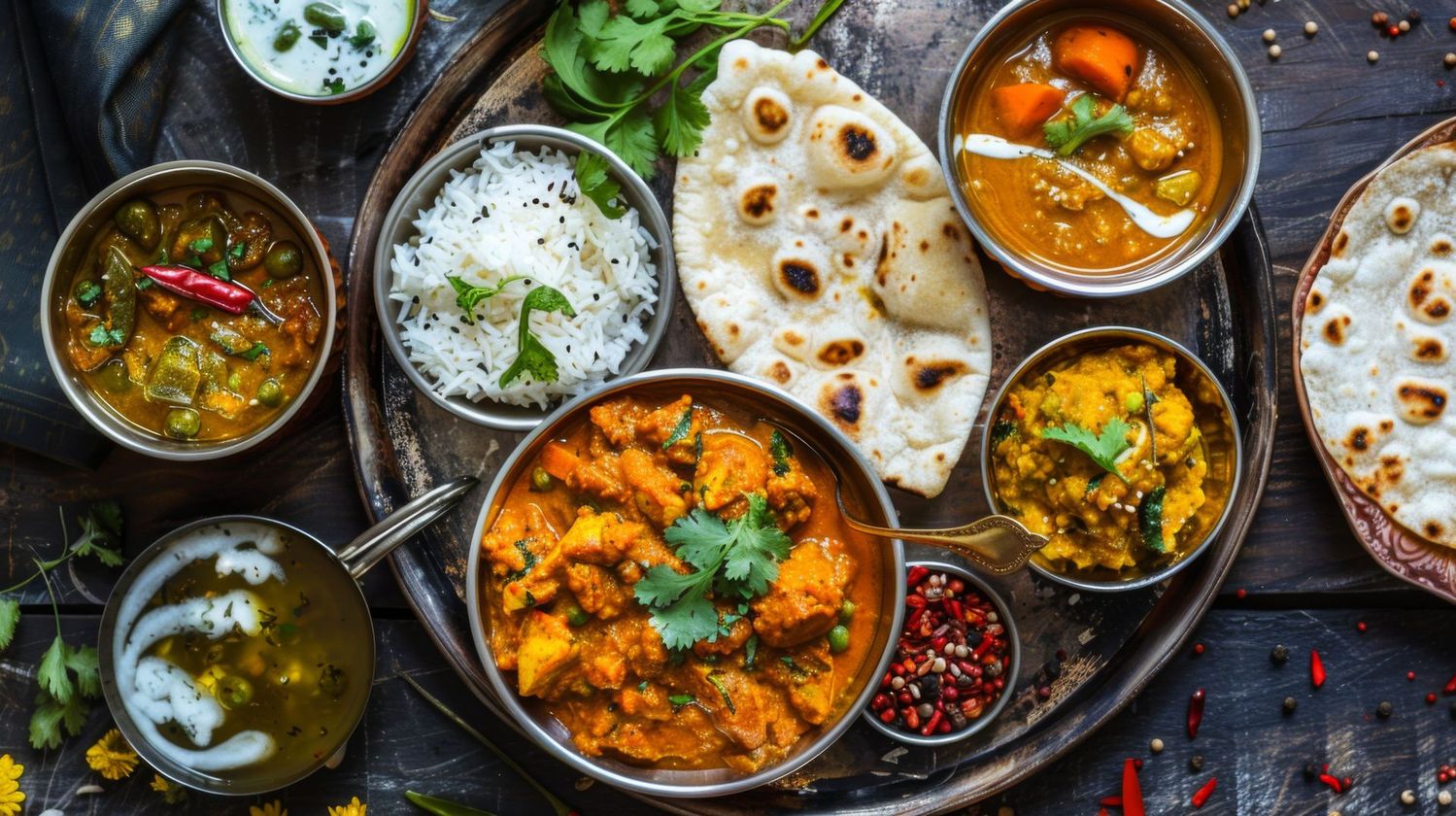 Plats indiens et naan