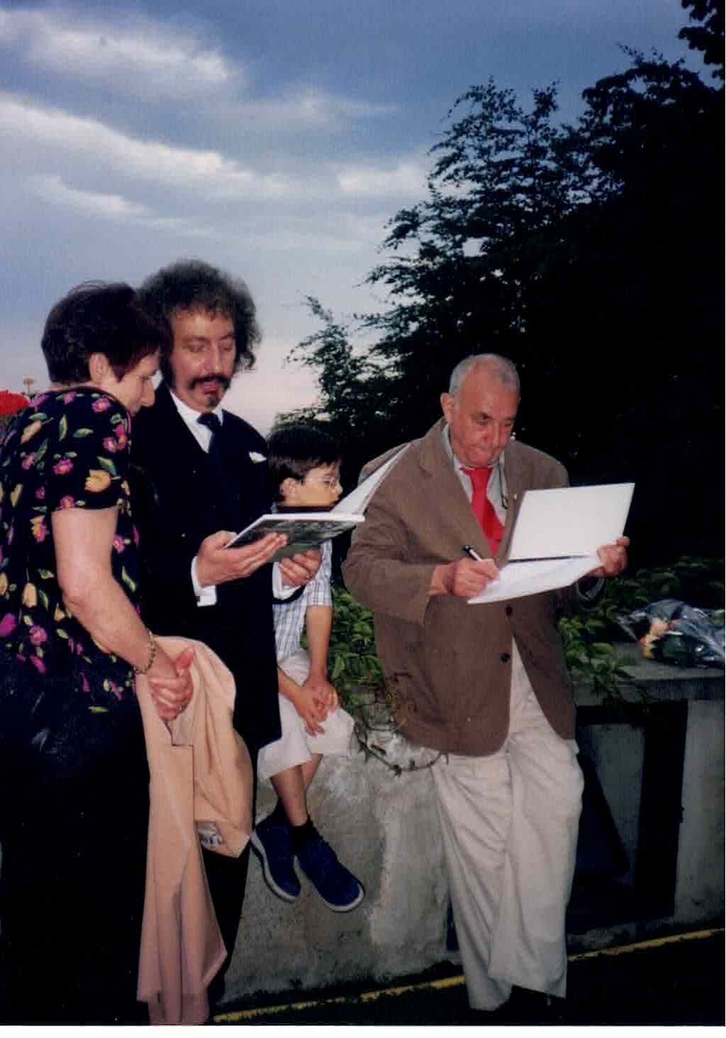 Wilhelm Jaeger und Daniel Spörri auf der Insel Mainau