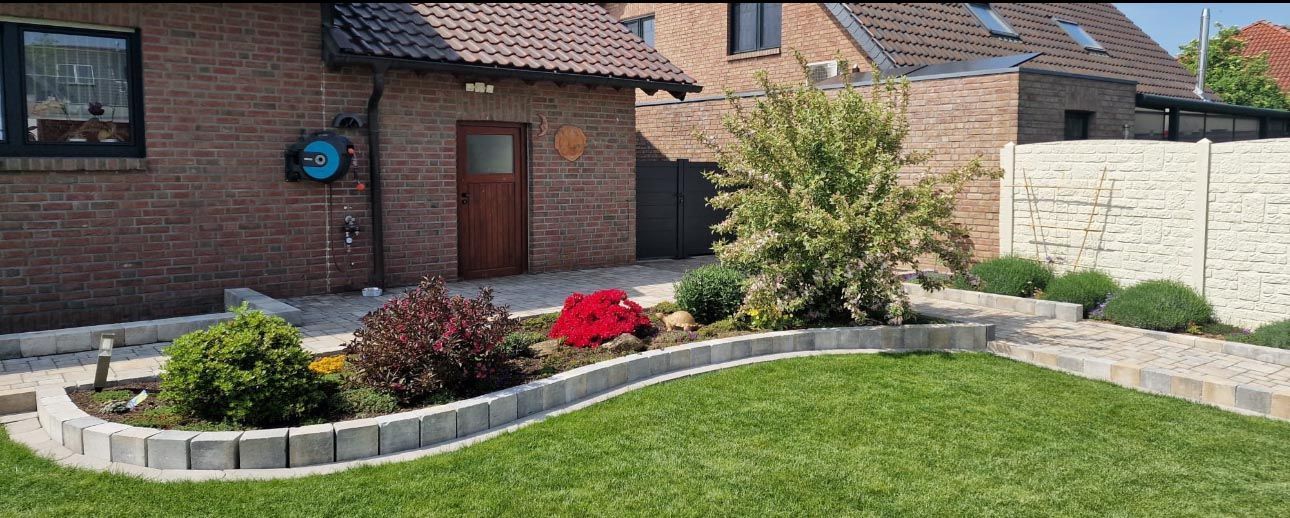 Beeteinfassung bei Ambiente GaLa-Bau