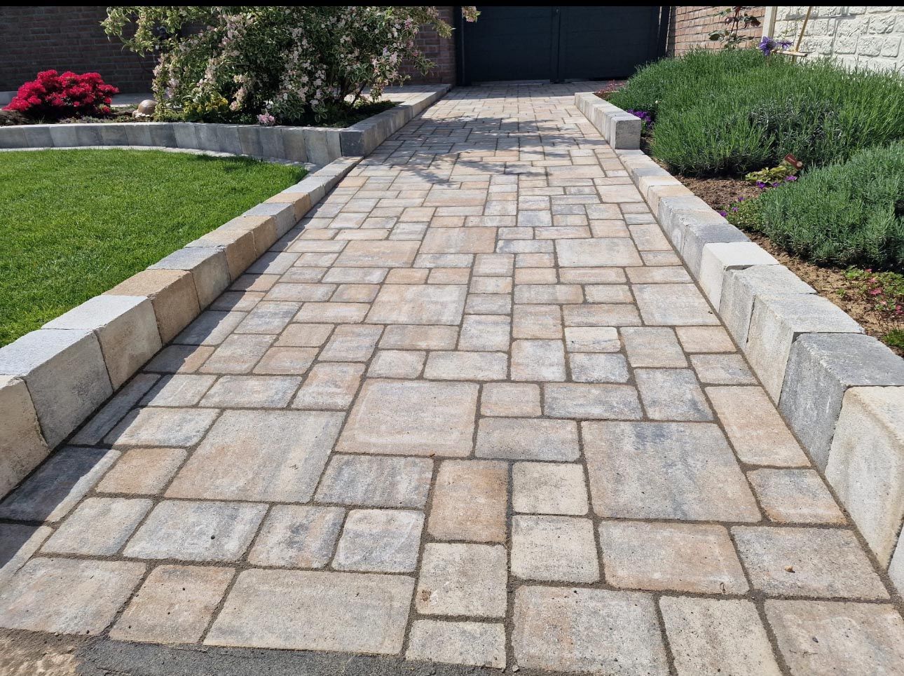 Terasse Pflasterarbeit bei Ambiente GaLa-Bau