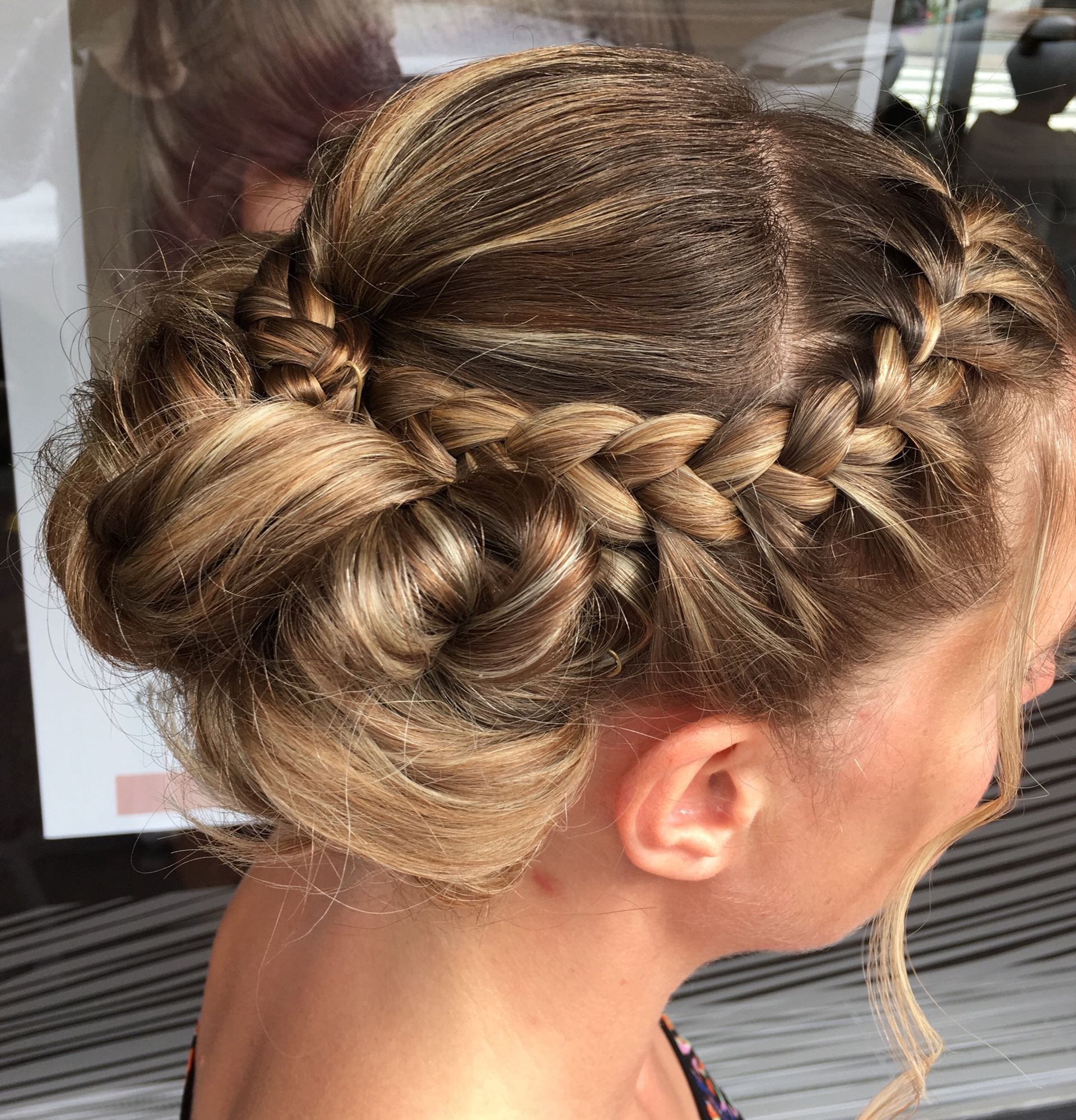 Chignon et tresse