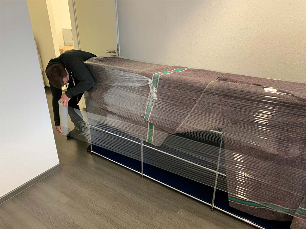 Einpackservice Umzug Spedition Hirsch