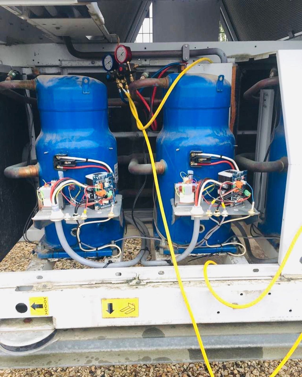 Maintenance sur des groupes extérieurs