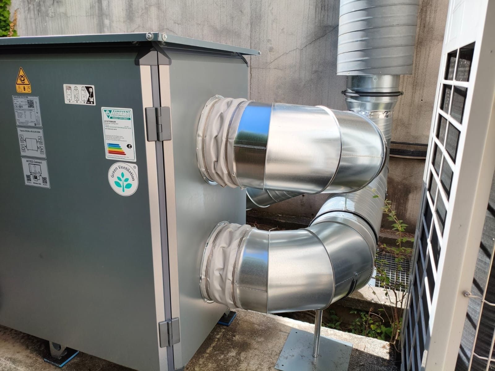 Une centrale de traitement de l'air (CTA)