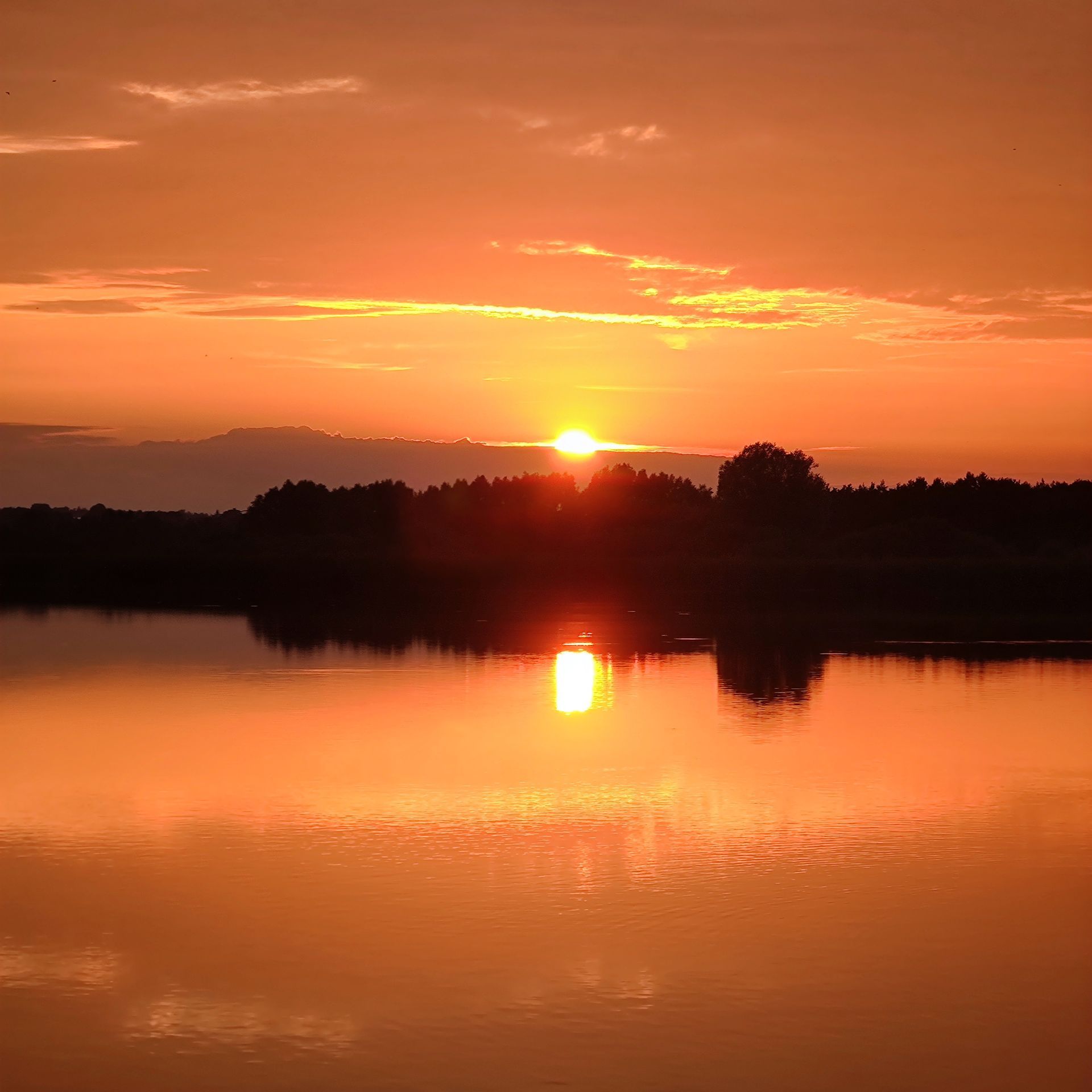 Sonnenuntergang am See