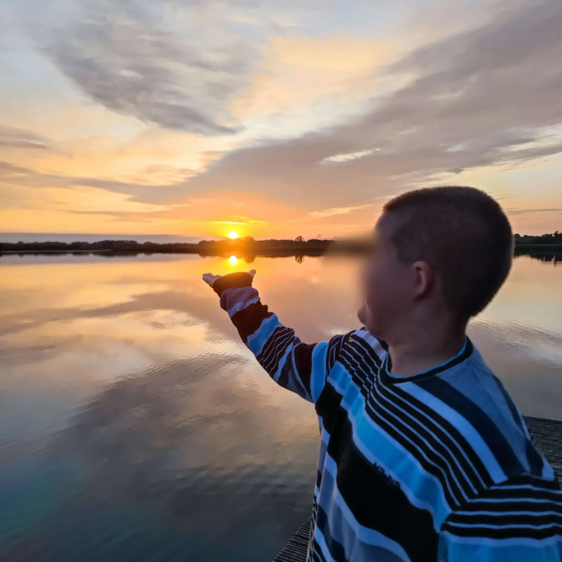 Sonnenuntergang am See