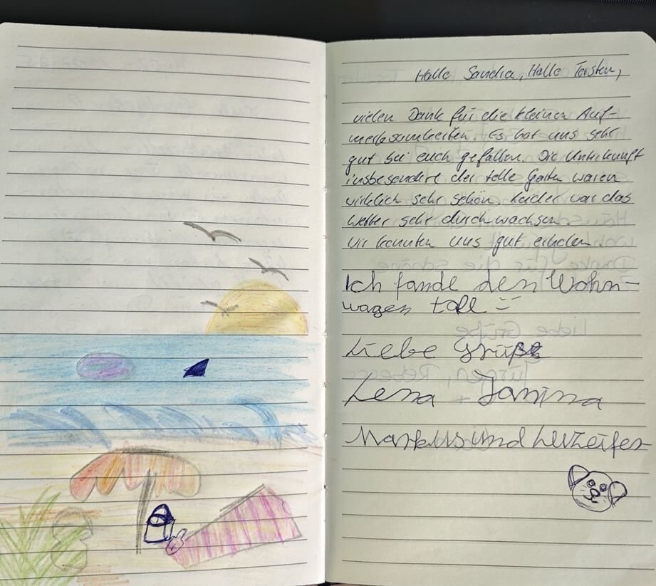 Gästebuch Eintrag