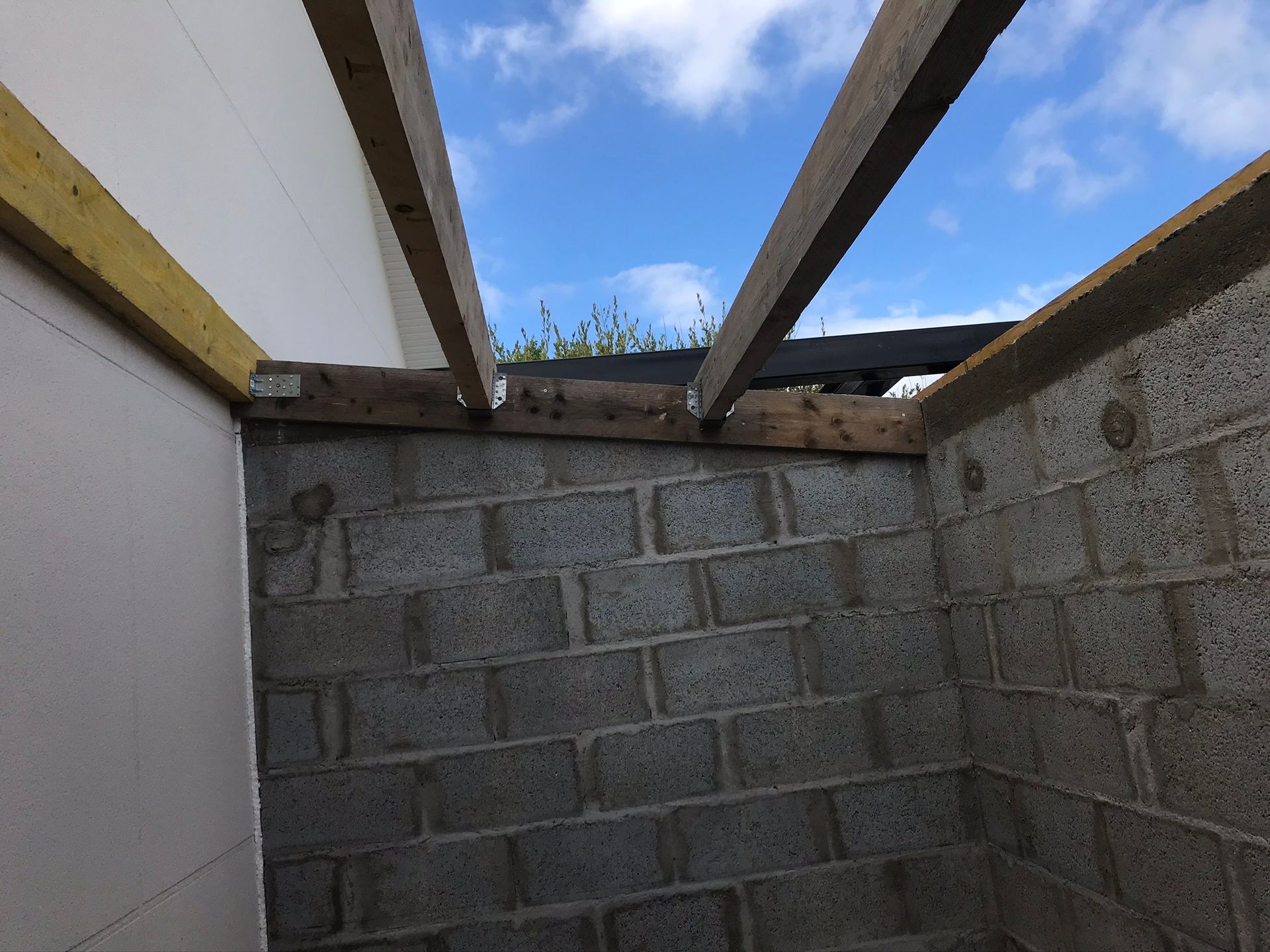 Charpente sur agrandissement