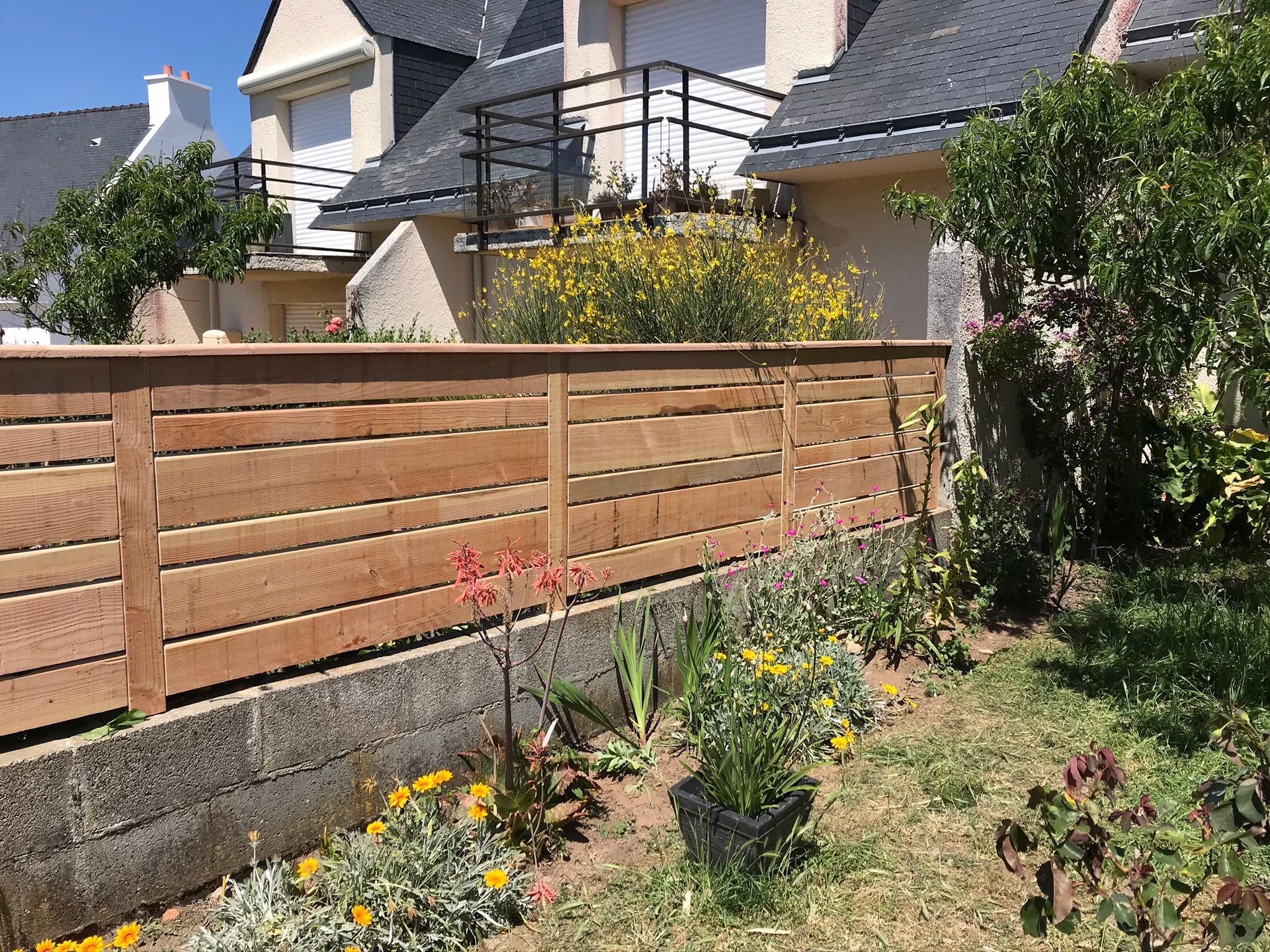 Cloture séparative en douglas