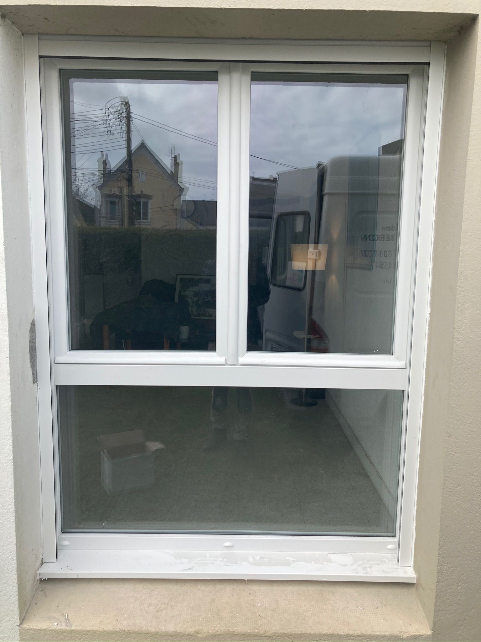 Fenêtre en PVC blanc