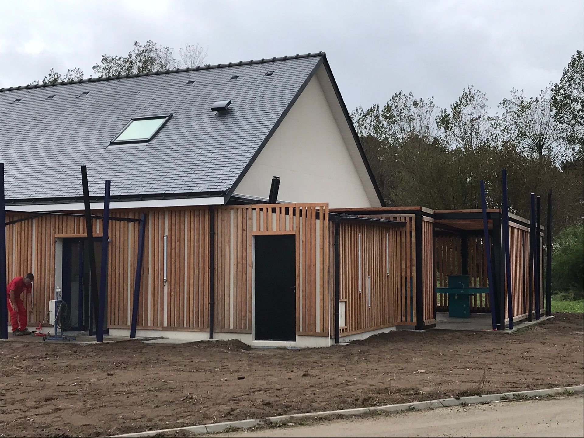 Habillage extérieur en douglas