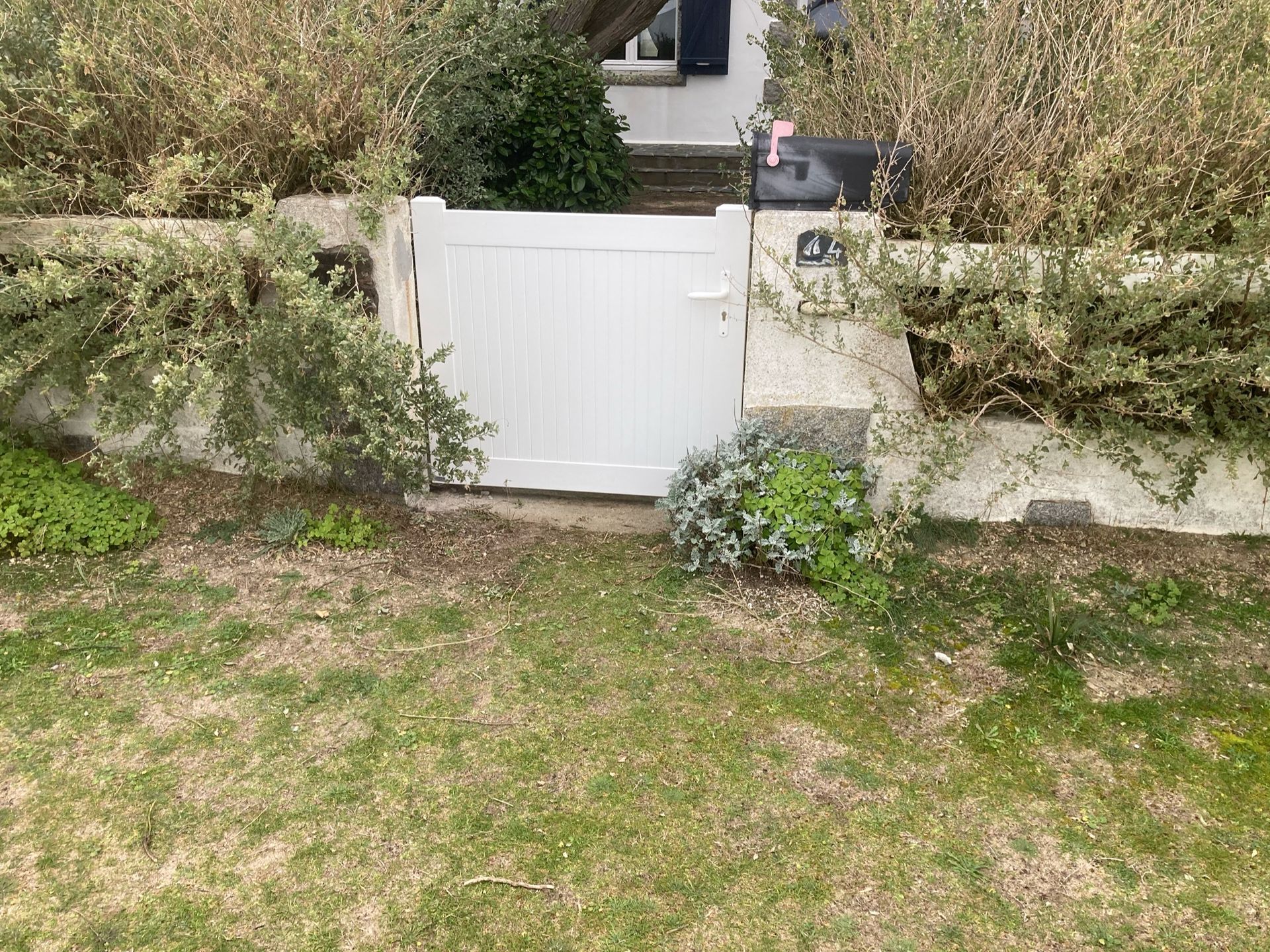 Portillon jardin en PVC