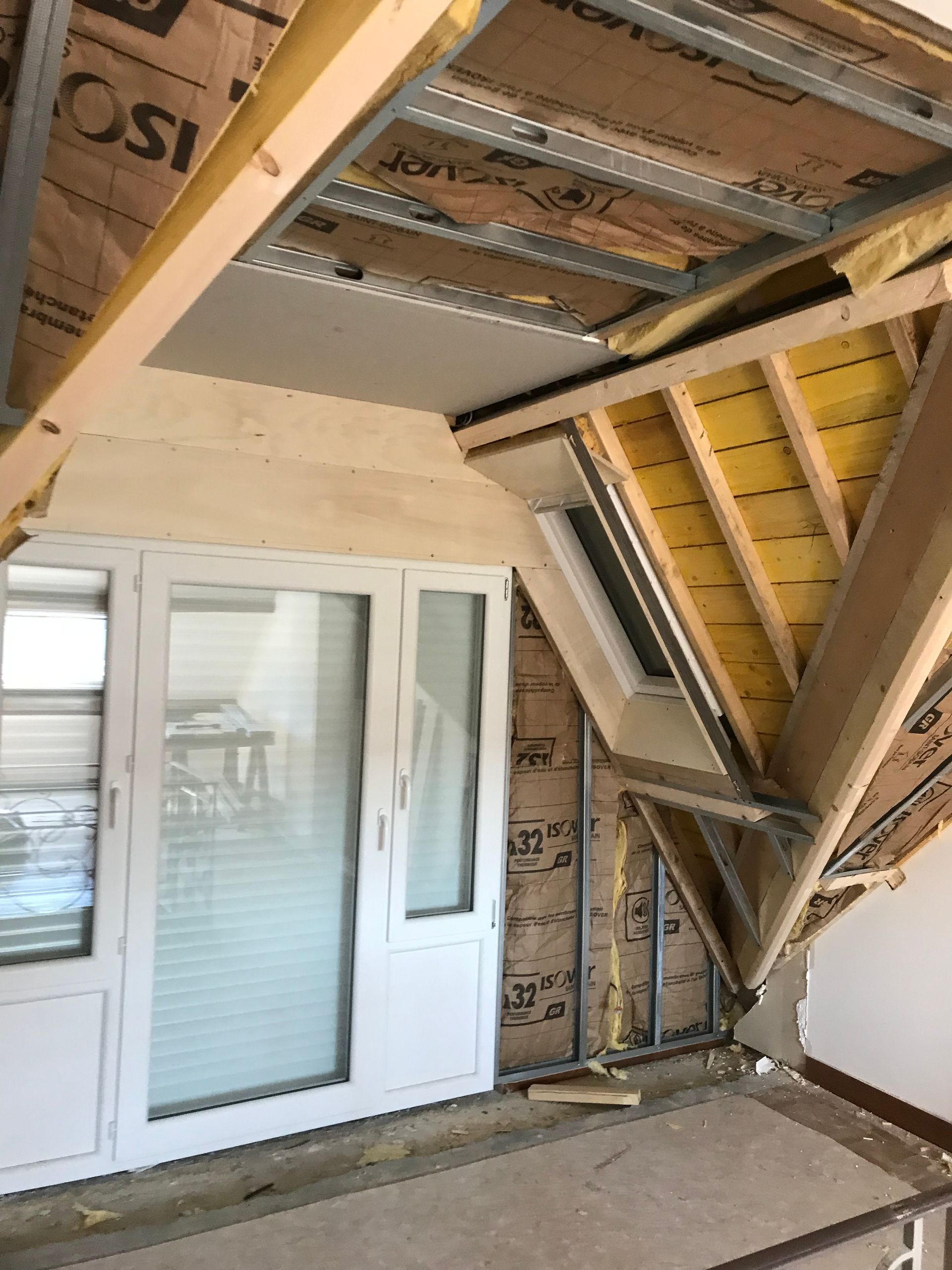 Charpente et pose de fenêtre