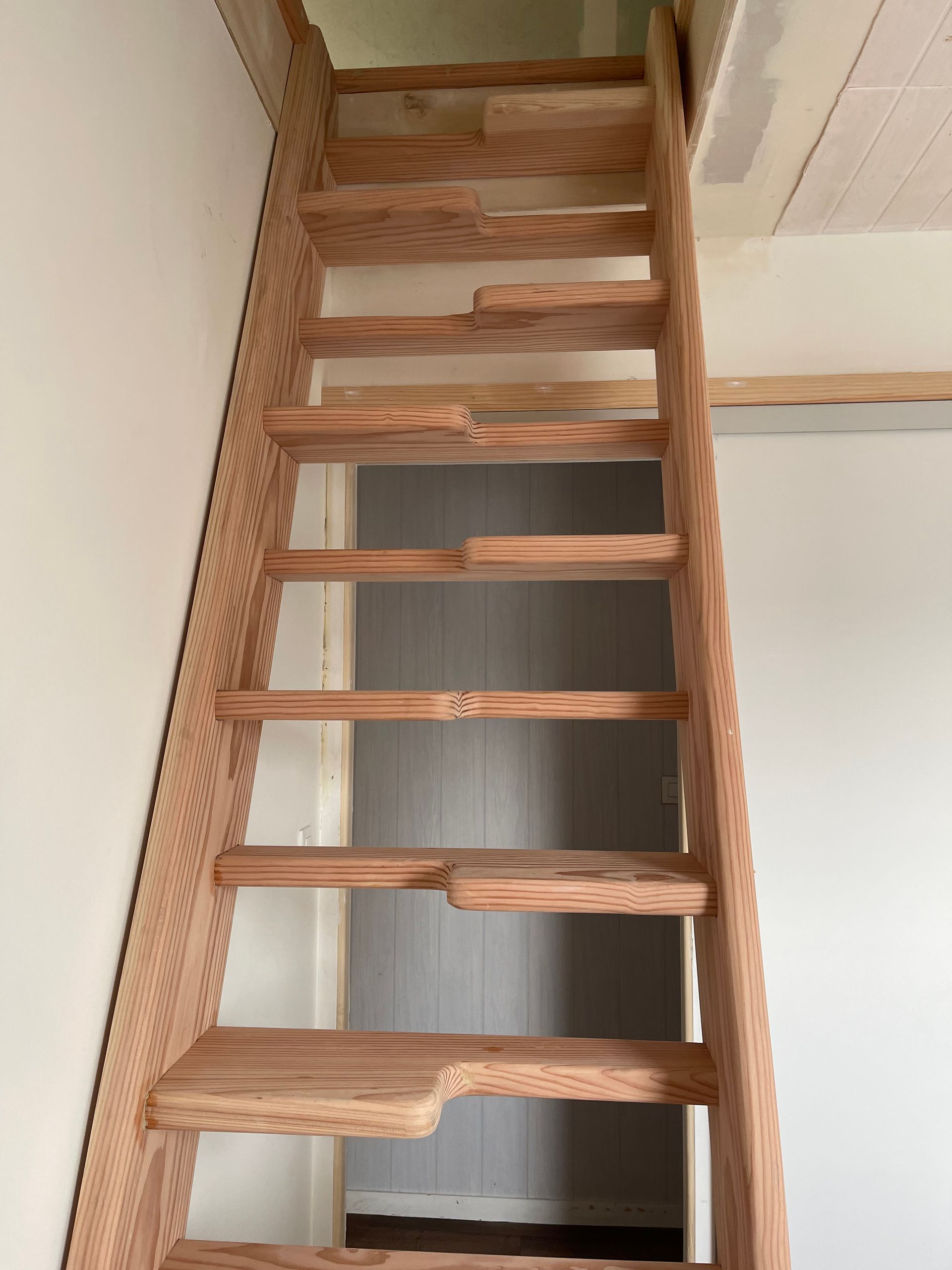 Escalier pas décalé