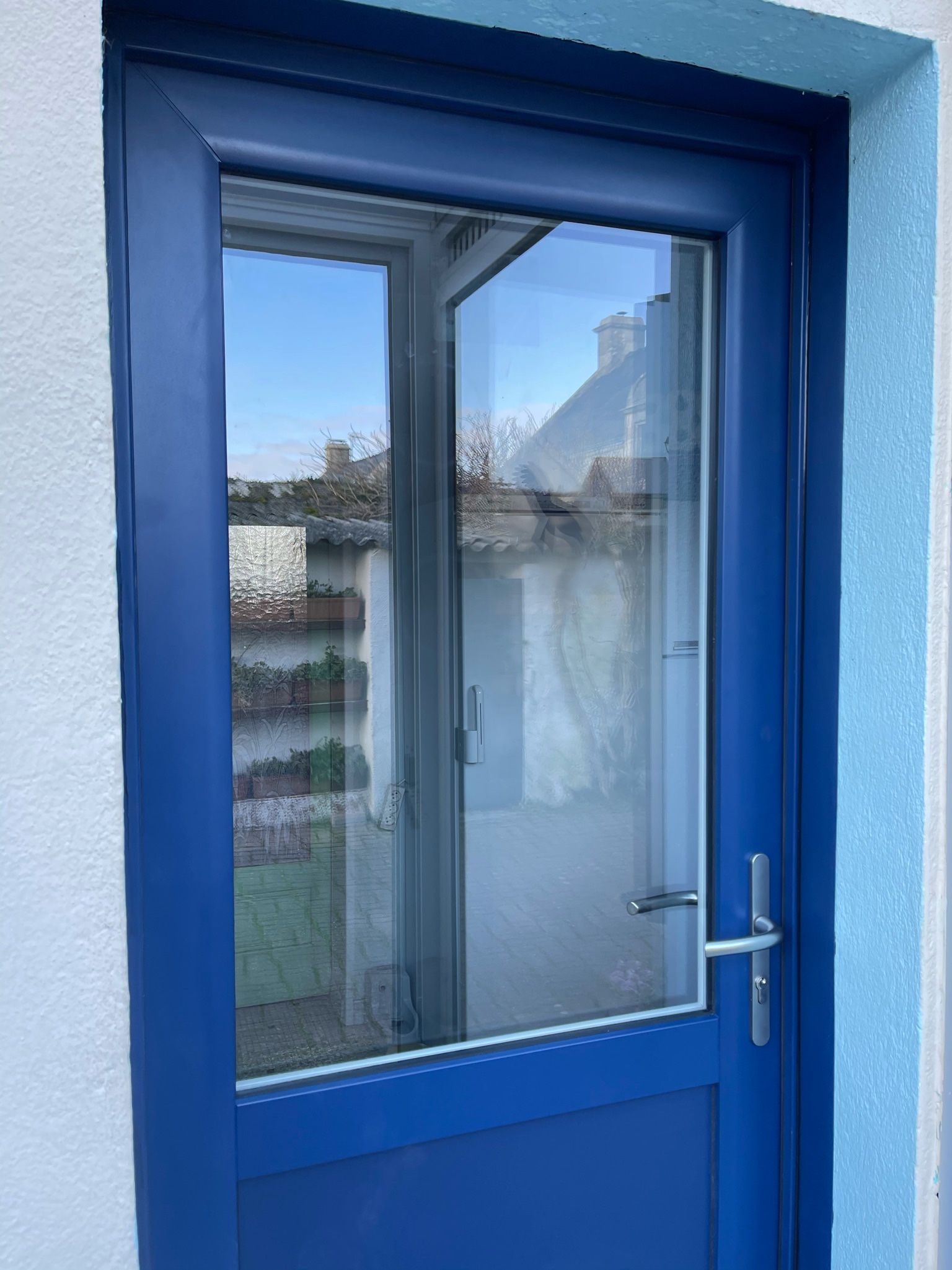 Porte en PVC de couleur