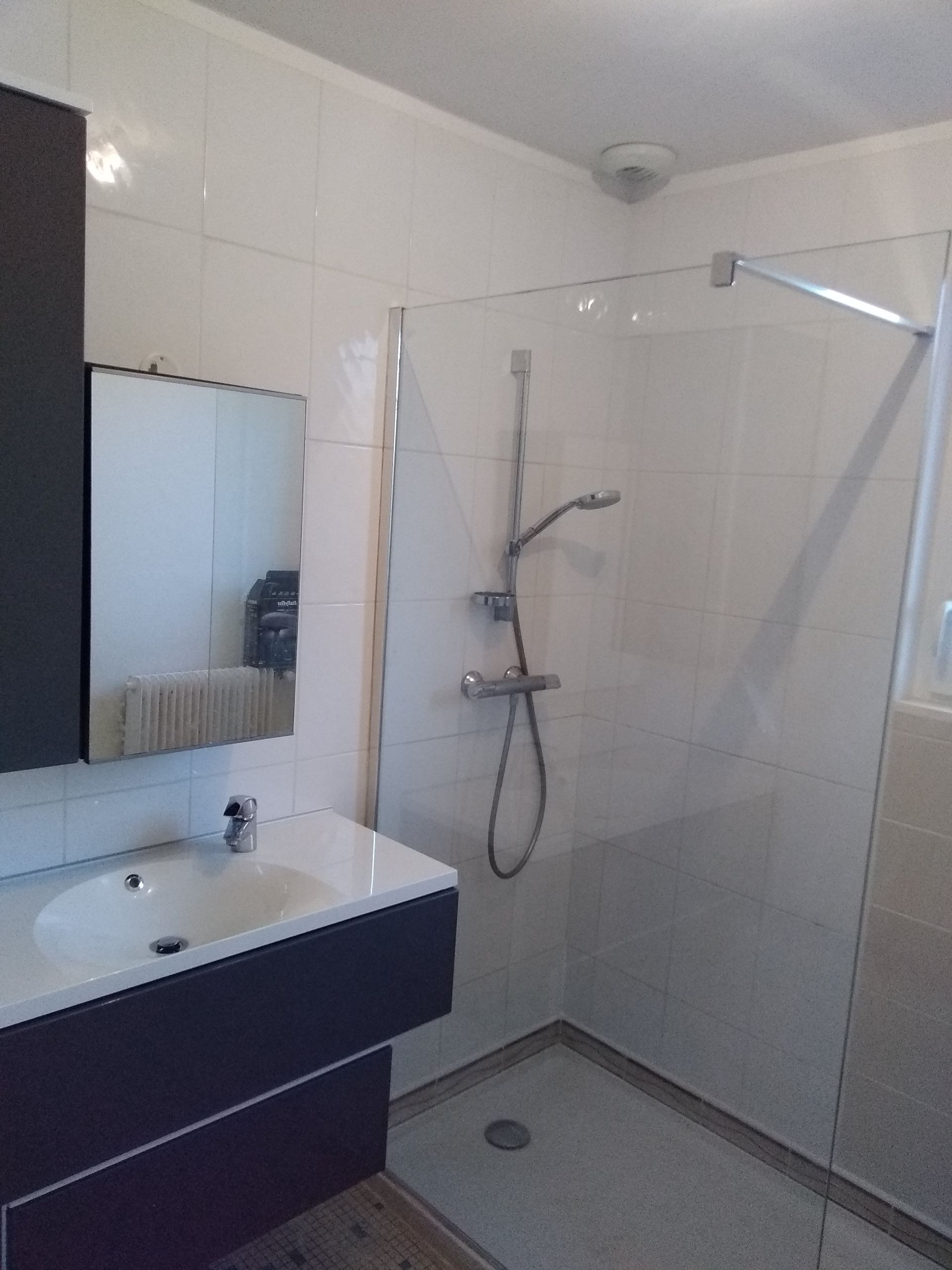 Salle de bains avec douche