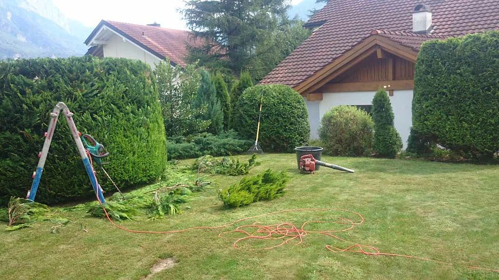 Schnitt-Arbeiten - Schweizer Gartenbau
