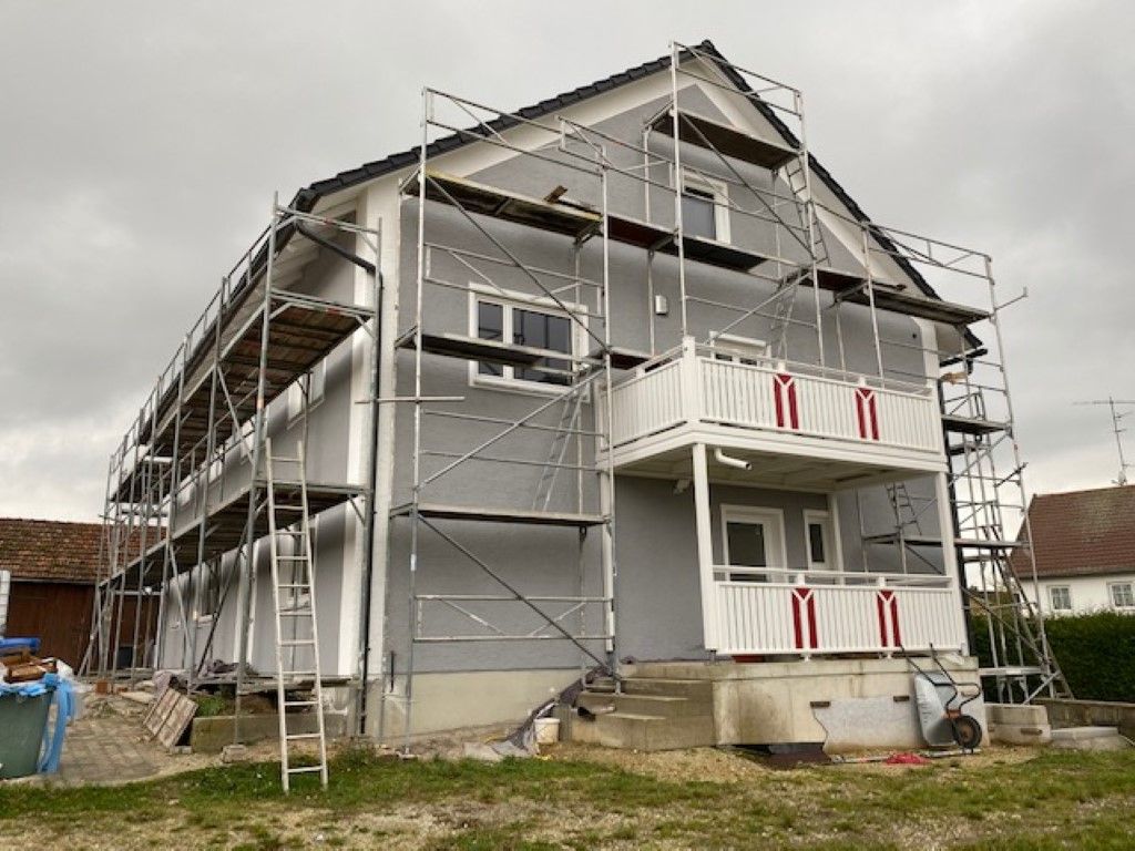 Fassadensanierung am Haus