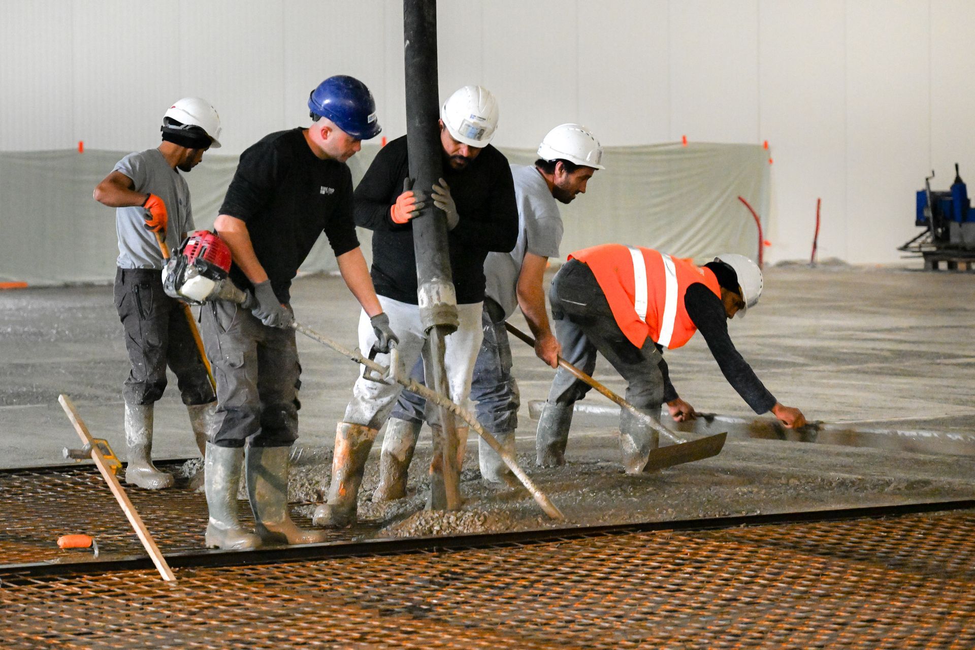 Equipe en train de travailler