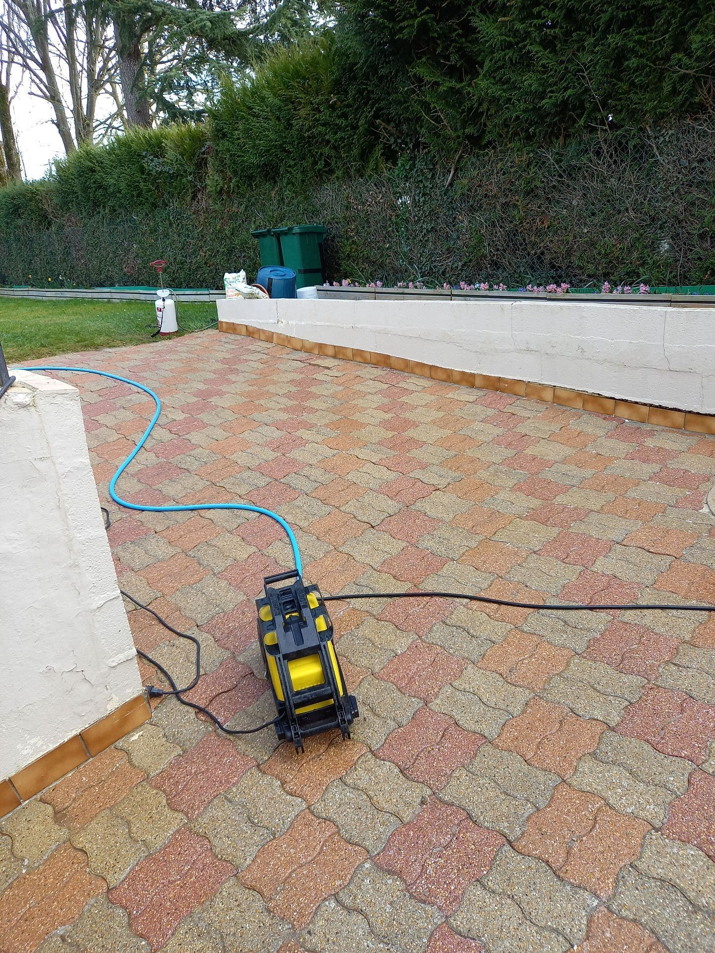 Nettoyage d'une terrasse - après