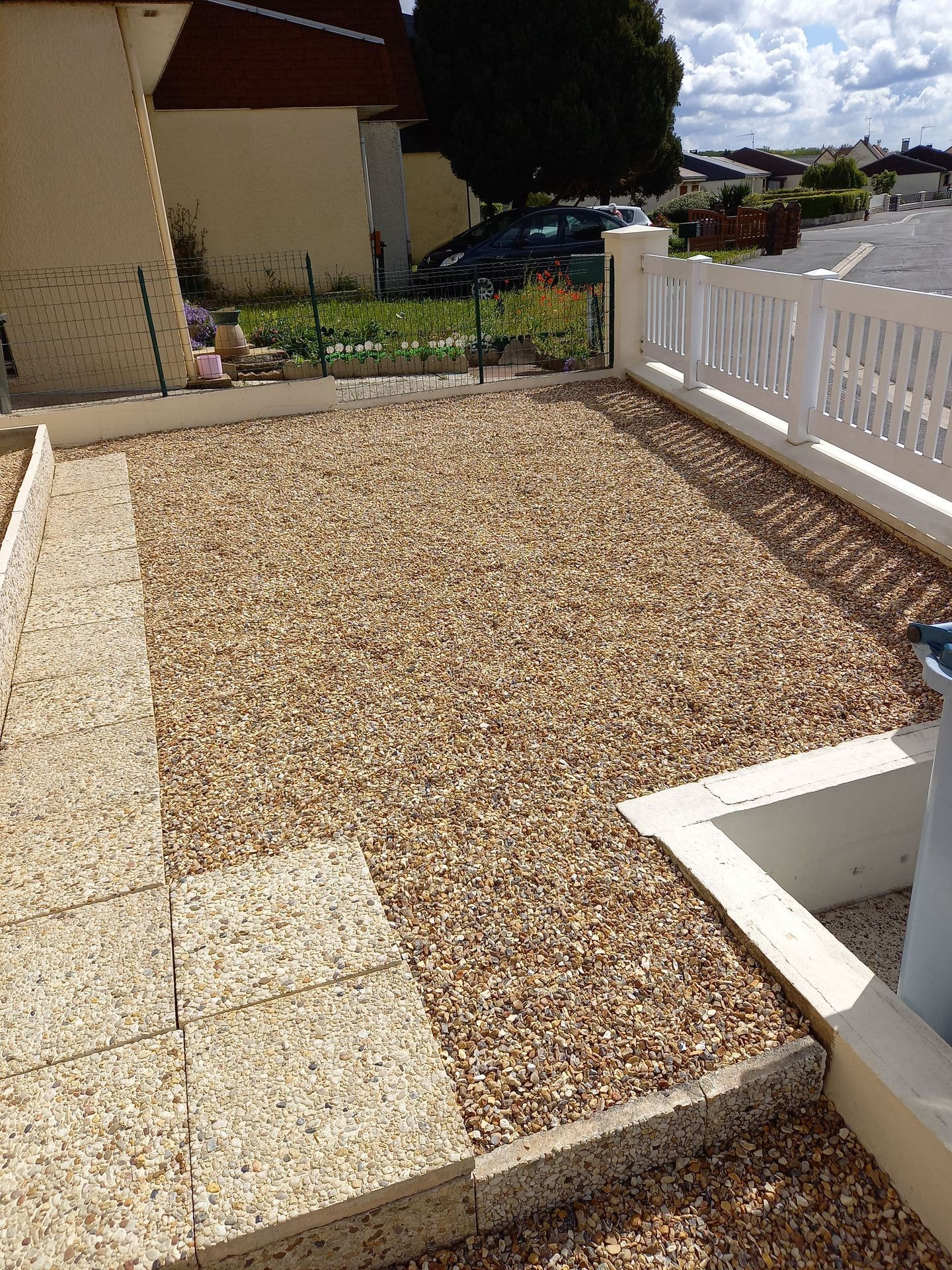 Aménagement d'une terrasse - après