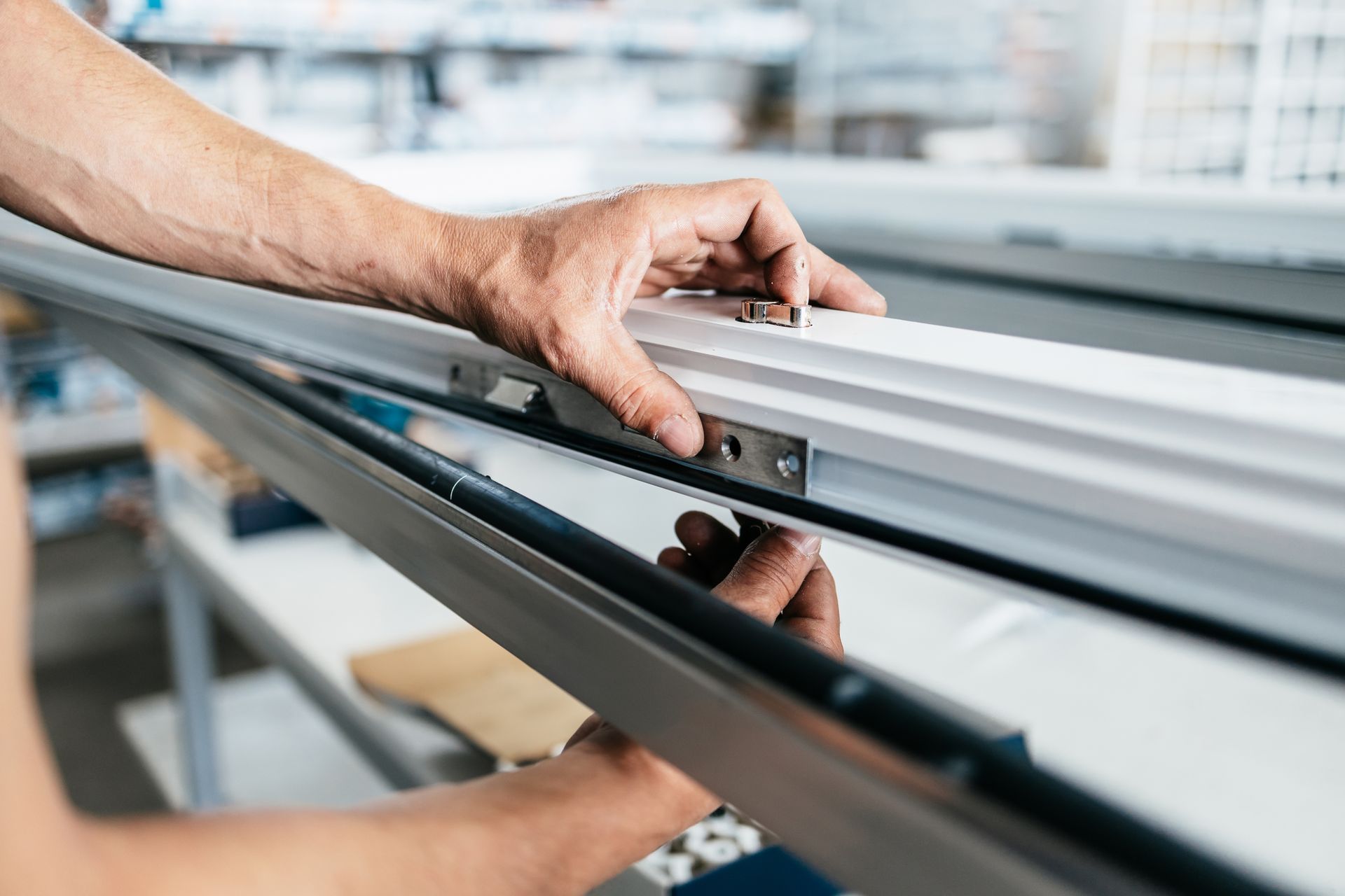 Montage d'une fenêtre