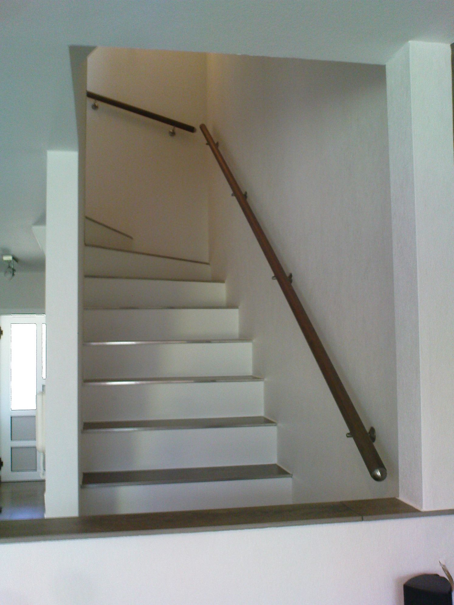 Treppenstufen und Handläufe