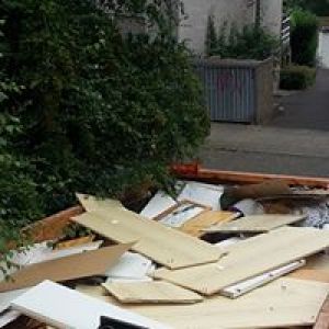 Ein weißer Sattelzug mit dem Logo „NUTRIFORM & DSM“ parkt in der Nähe eines Gebäudes.