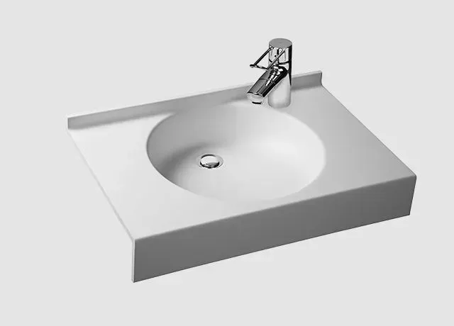 Massvariabler Waschtisch aus Varicor® 