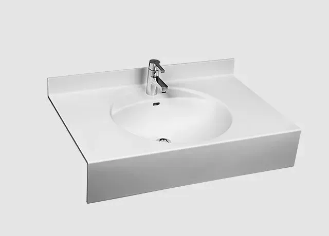 Massvariabler Waschtisch aus Varicor® 