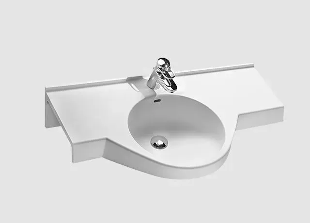 Massvariabler Waschtisch aus Varicor® 