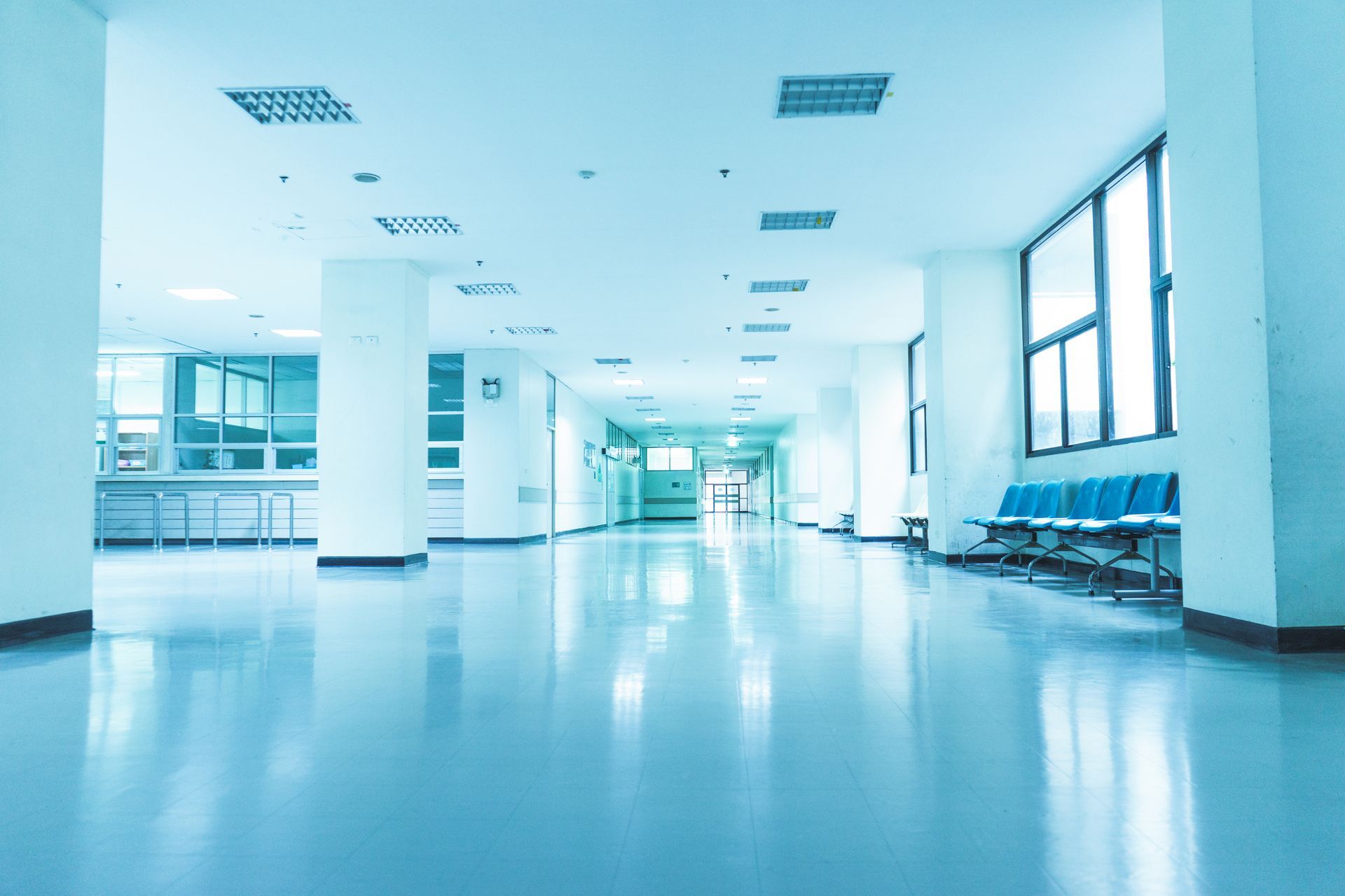 Couloir d'hôpital