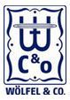 ein blau-weißes Logo mit einem Kreuz darauf - Partner und Hersteller von Koke Raumausstattung - Tobias Liebrand - vor Ort in Senden und Lüdinghausen