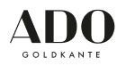 ein schwarz-weißes Logo für ado goldkante auf weißem Hintergrund - Partner und Hersteller von Koke Raumausstattung - Tobias Liebrand - vor Ort in Senden und Lüdinghausen