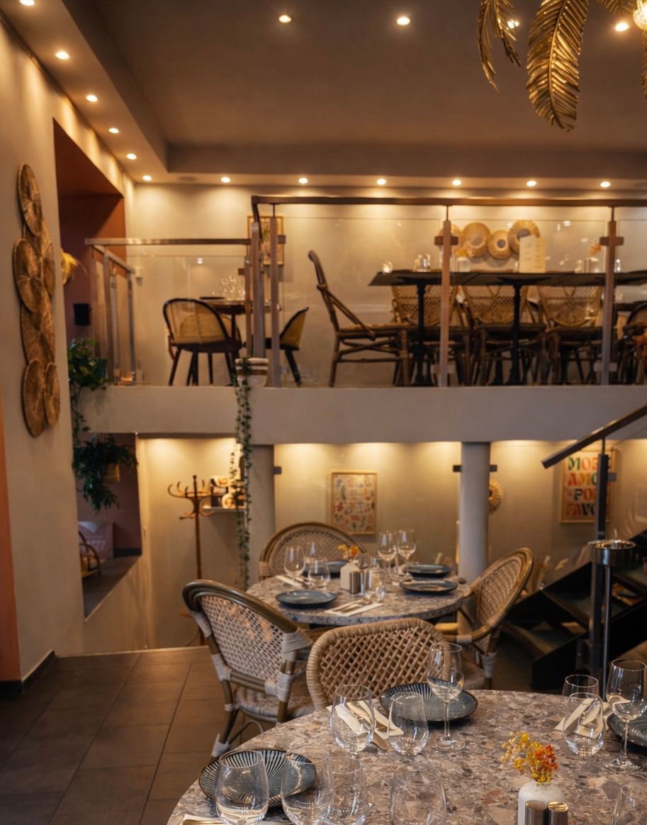 Vue d'ensemble sur la salle