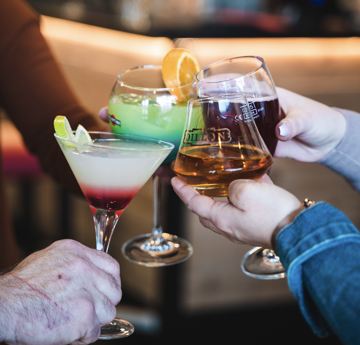 4 cocktails en apéritif
