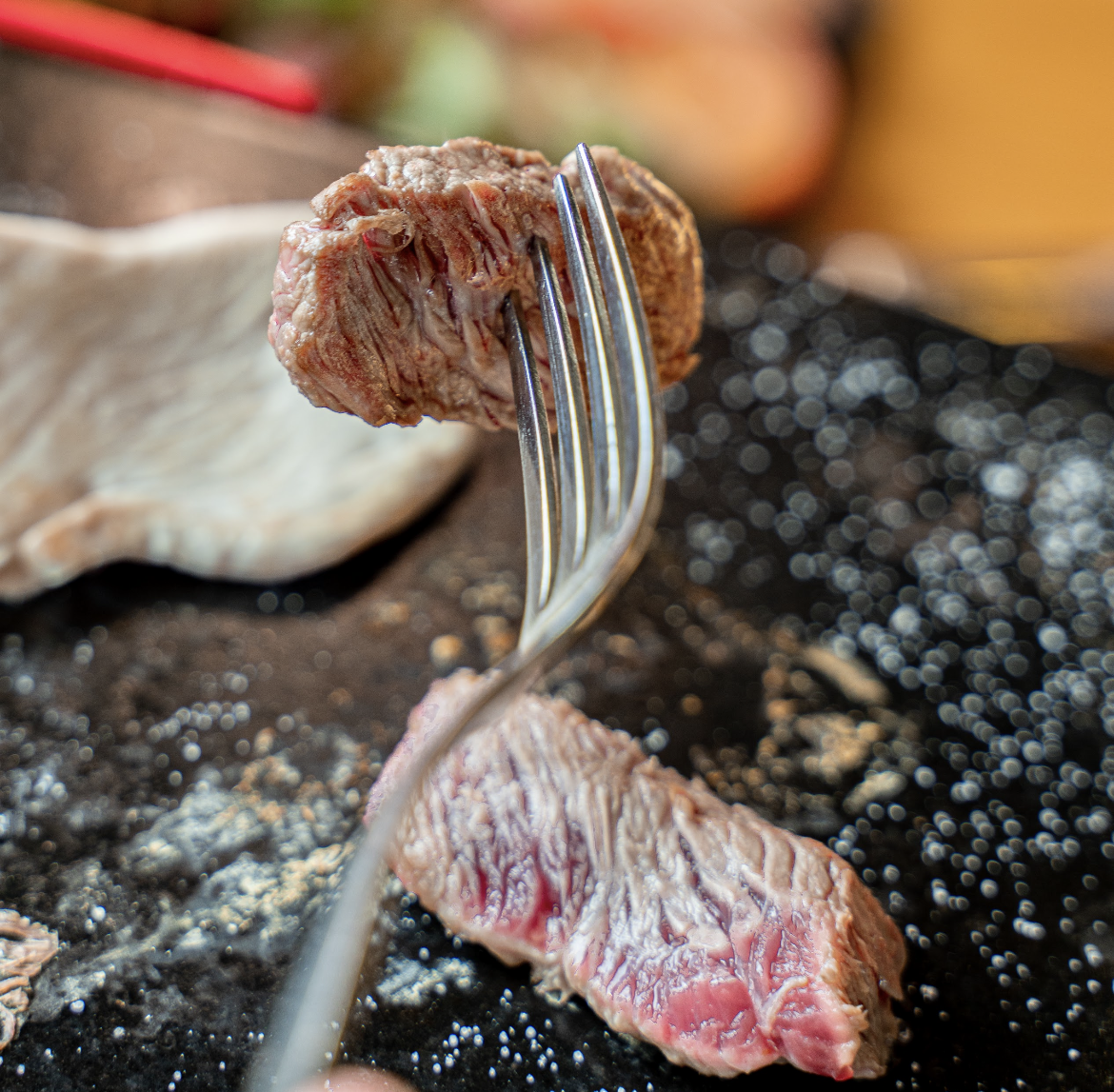 Morceau de bœuf cuit