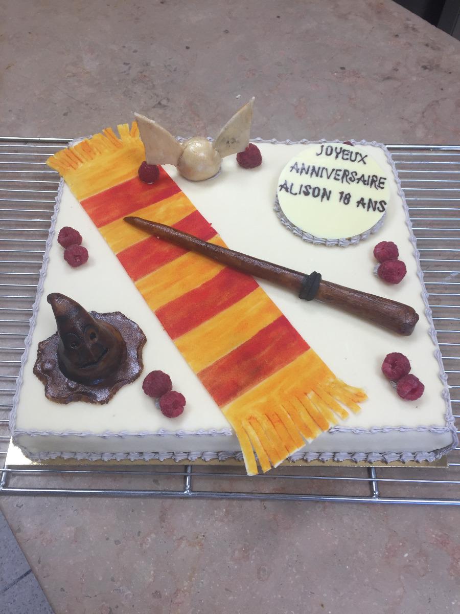 Gâteau sur le thème Harry Potter